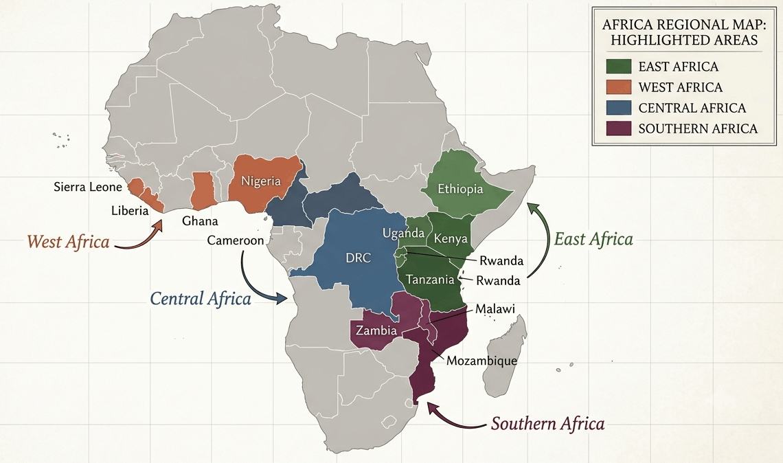 Geographical Footprint Map
